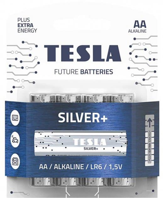Батарейка Tesla AA SILVER+ 4 шт, фото - 1