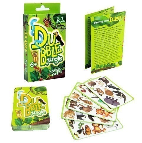 Настільна гра (рос) &amp;quot;Dubble jungle&amp;quot;, в кор-ці 8-12,8-2, см, фото - 1