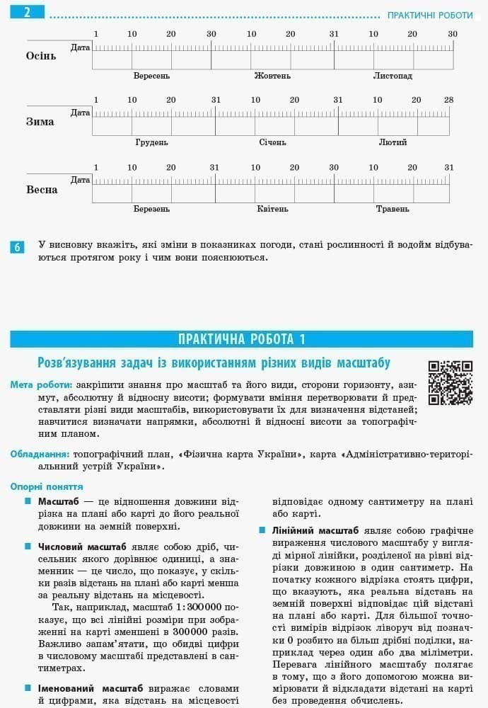 Загальна географія. 6 клас. Зошит для практичних робіт, фото - 2