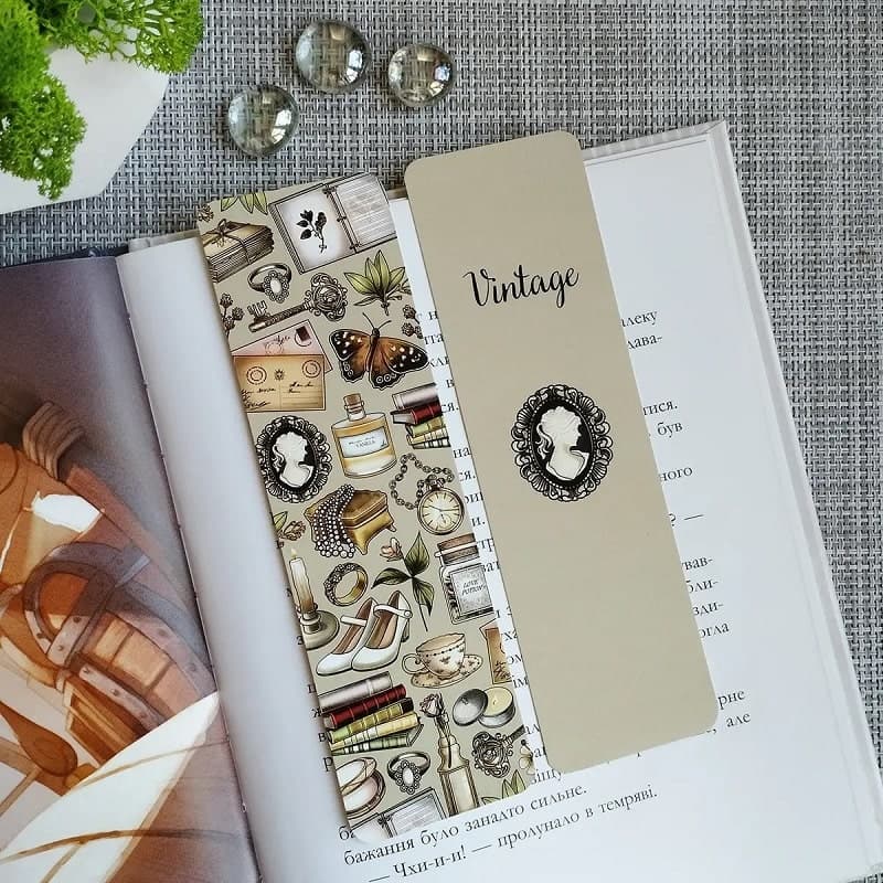 Закладка двухстороння для книги «Vintage», фото - 2