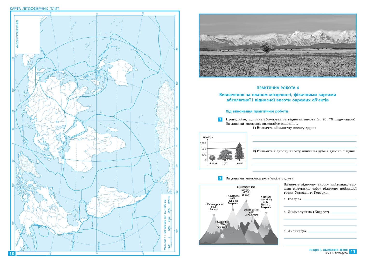 НУШ Географія 6 клас Зошит для практичних робіт, фото - 2