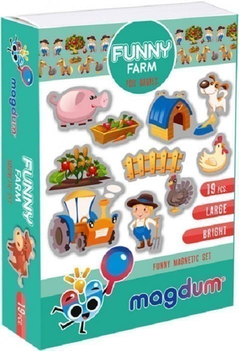 Набір магнітів &amp;quot;Весела Ферма&amp;quot; ML4031-10 EN, фото - 1