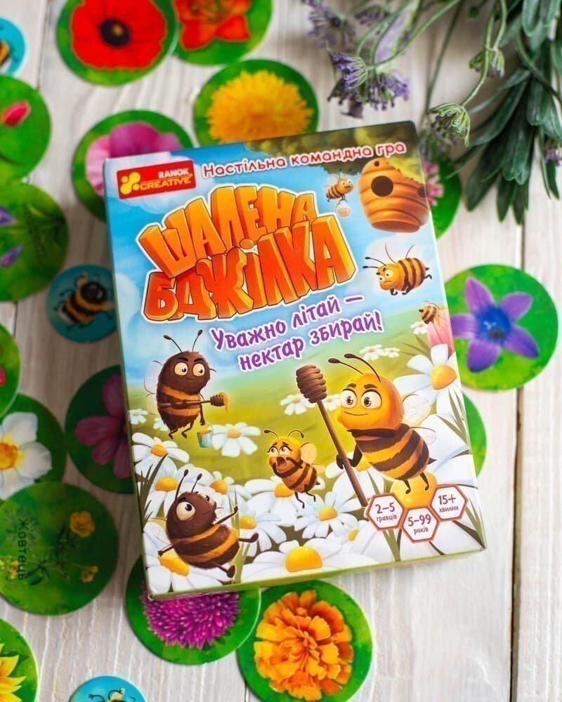 Настільна командна гра "Шалена бджілка", фото - 2