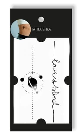 Тату Love is blind, фото - 2