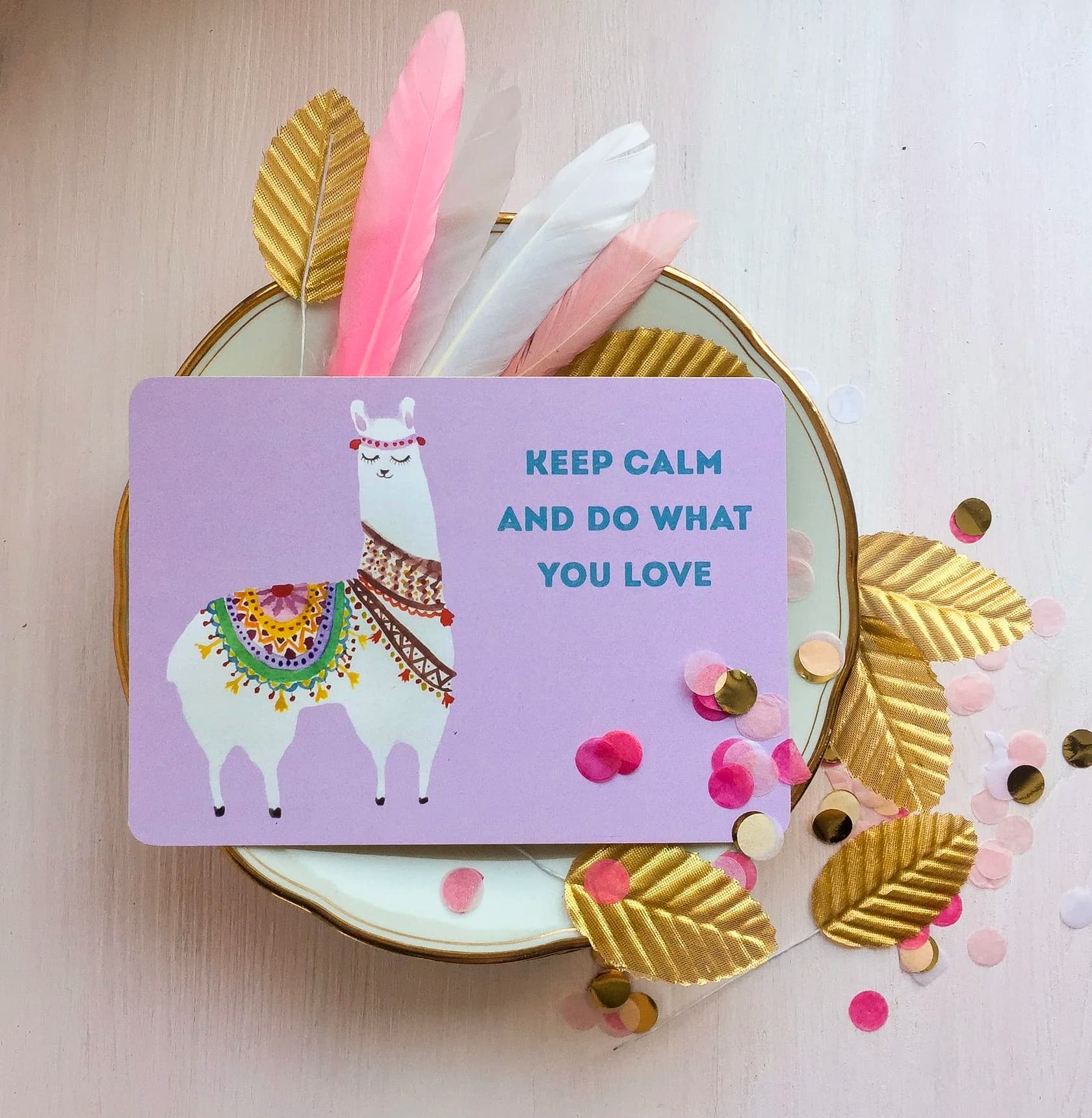 Листівка llama Calm, фото - 1