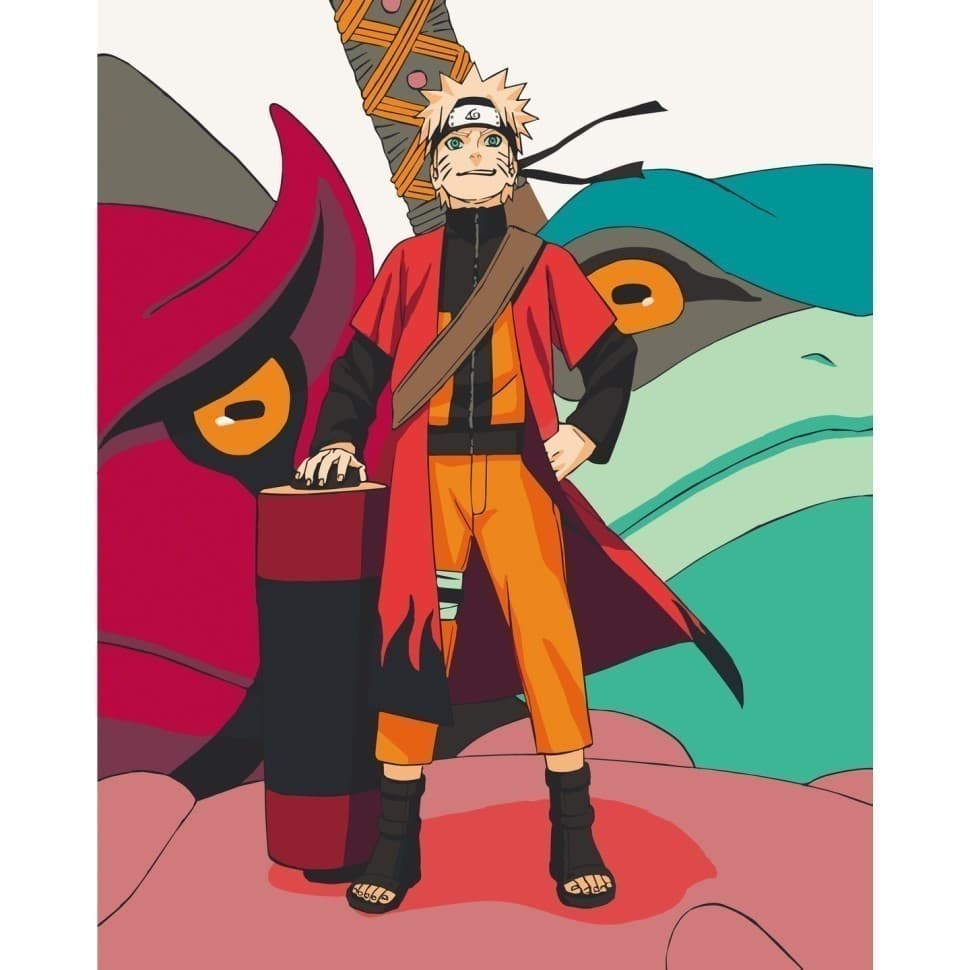 Набір для розпису &amp;quot;Наруто.Виклик мудрості&amp;quot; 40*50 см, фото - 1