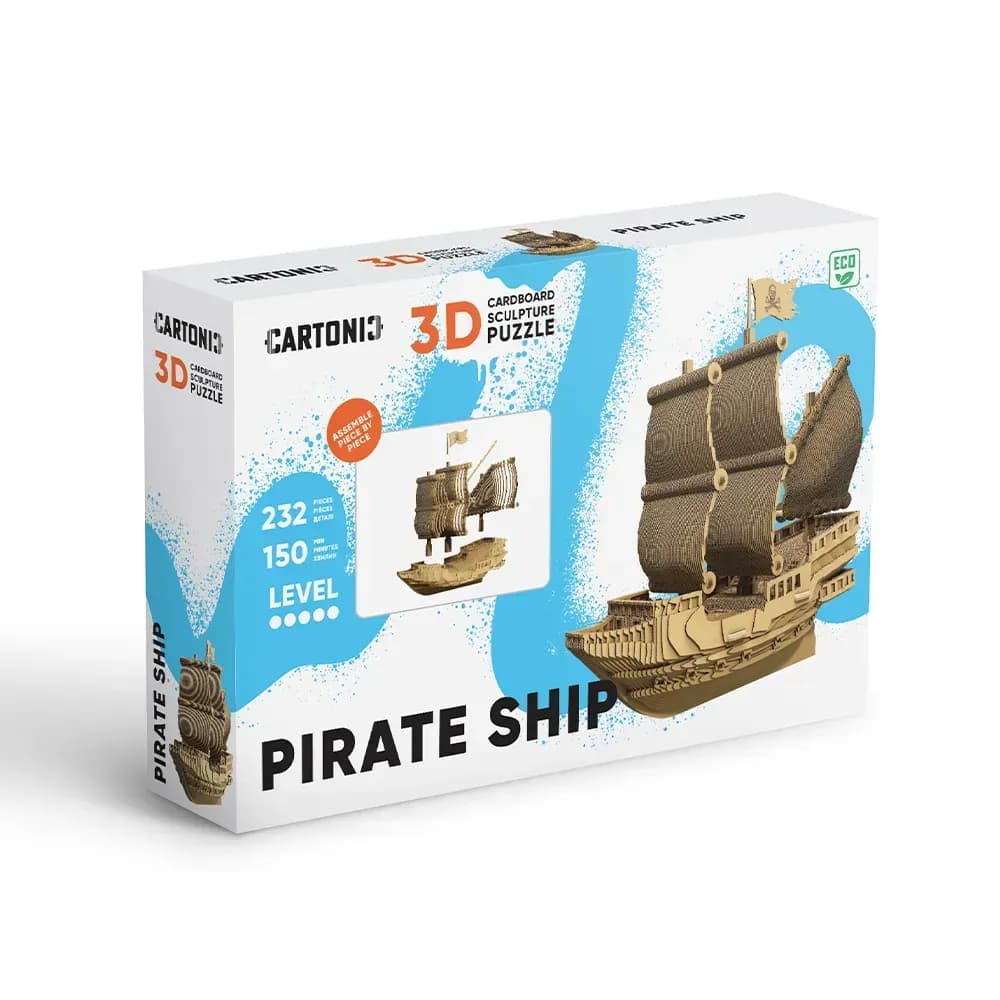 Картонний конструктор "Cartonic 3D Puzzle PIRATE SHIP", фото - 1