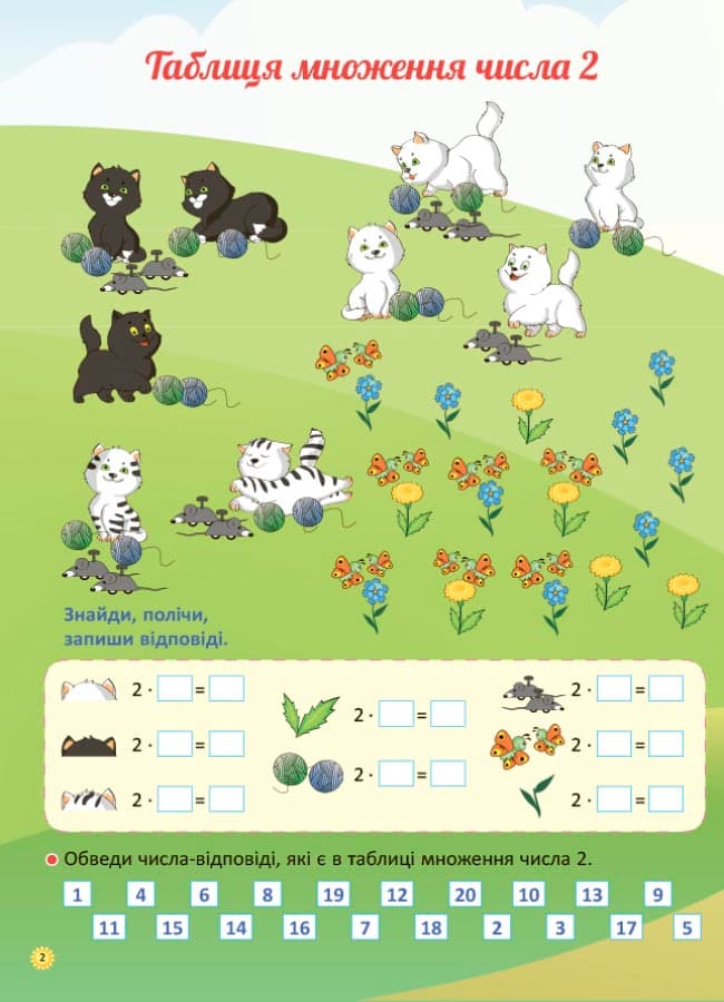 Я вивчаю таблицю множення. Робочий зошит. НУШ002, фото - 3