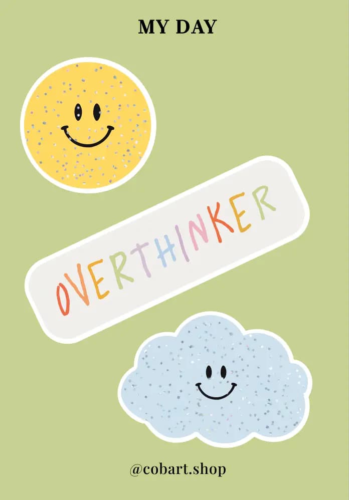 Об’ємні cтікери з блискітками My day, фото - 2