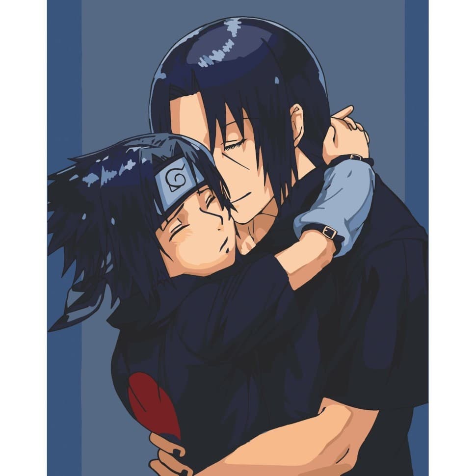 Набір для розпису &amp;quot;Ітачі і Саске&amp;quot; 40*50 см, фото - 1