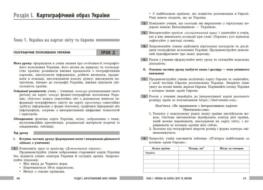 Географія. 8 клас Розробки уроків НУШ, фото - 3