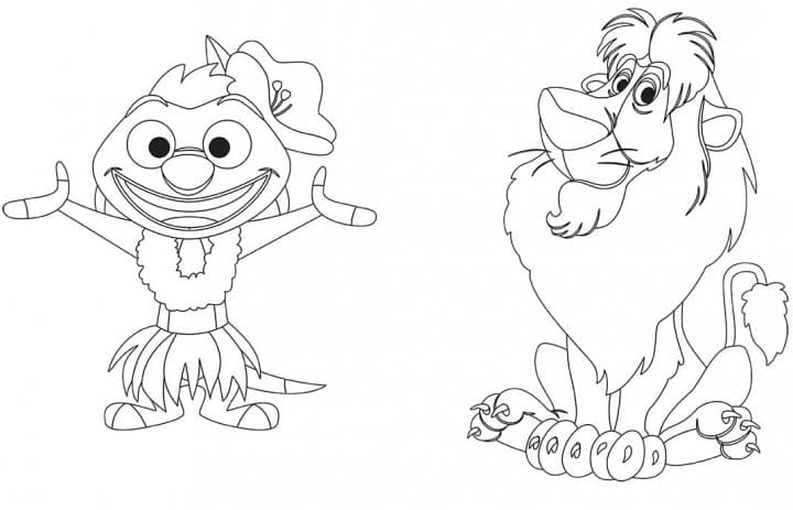 Книга Disney Маля. Гра з кольором. Король Лев, фото - 2