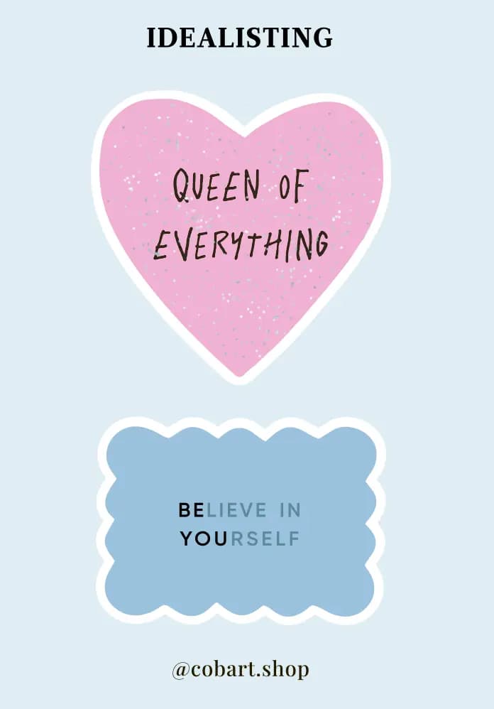 Об’ємні cтікери з блискітками Idealisting, фото - 2