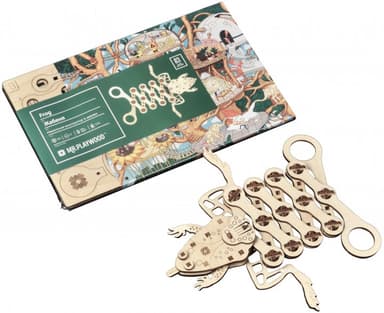 Механічна дерев&#39;яна 3D-модель &amp;quot;Жабеня&amp;quot;