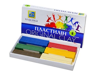 Пластилін Класика 6 кольорів
