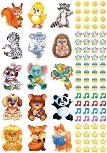 Набір.Наклейки.Для заохочення дітей №2, фото - 2