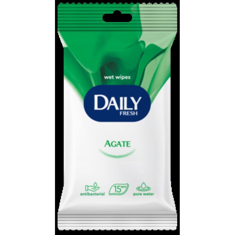 Agate Серветка волога універсальна 15 шт.єврослот, фото - 1