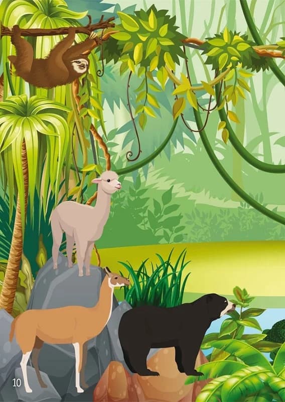 Книжка з наліпками. Тварини, фото - 2