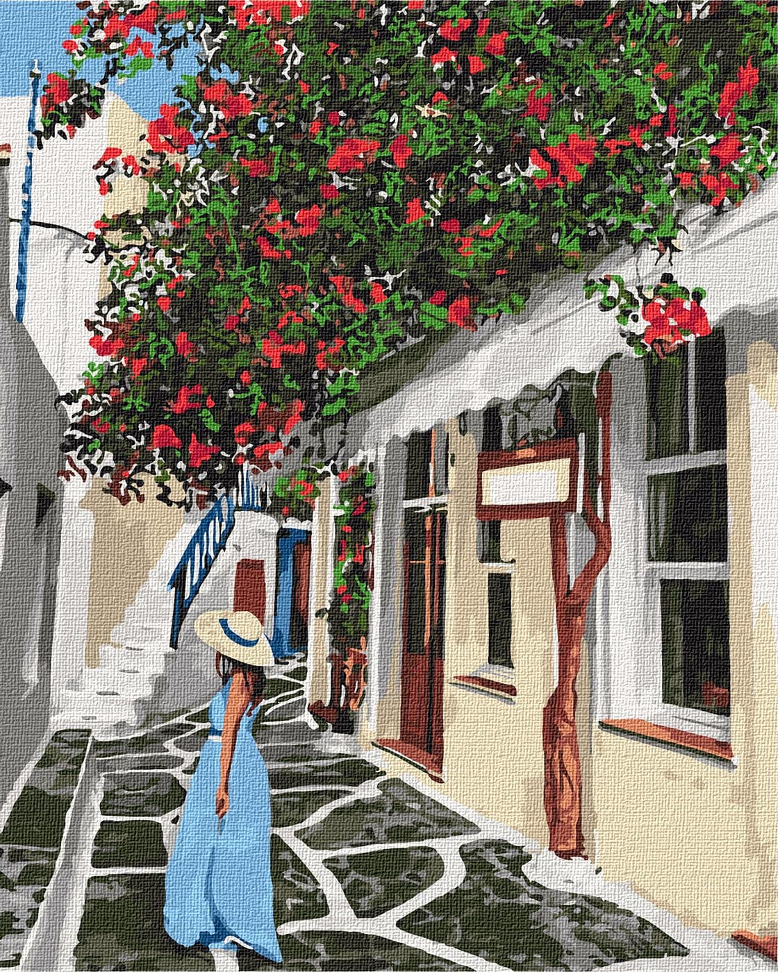 Набір для розпису по номерах.&amp;quot;Затишними вулочками&amp;quot; 40*50см, фото - 1