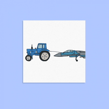 Листівка Український фермер