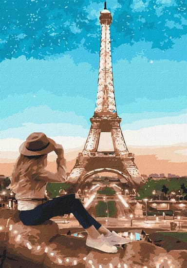 Картина за номерами - Мандрівниця 35*50см Картина за номерами - Мандрівниця 35*50см