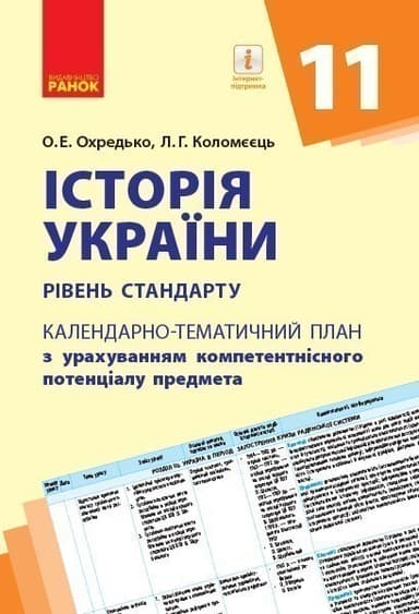 ІсторІя України. 11 клас. КТП ІсторІя України. 11 клас. КТП