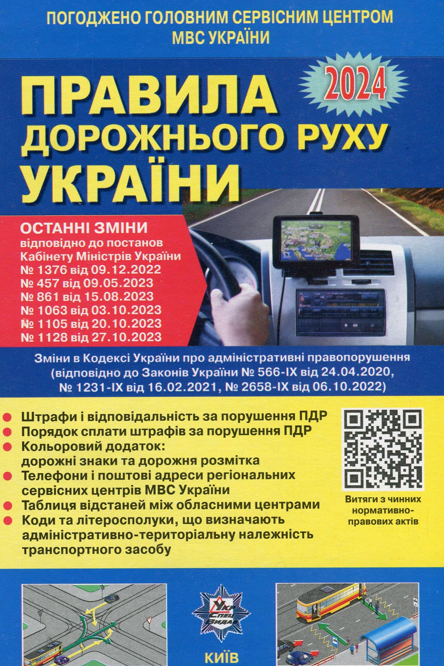 ПДР України, 2024 Постанова 1128 від 27.10.23 ПДР України, 2024 Постанова 1128 від 27.10.23