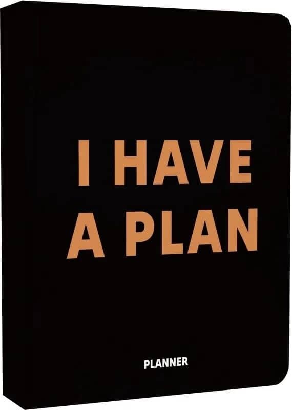 Блокнот для планування "I HAVE A PLAN" чорний Блокнот для планування "I HAVE A PLAN" чорний