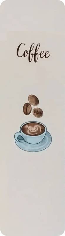 Закладка двухстороння для книги «Coffee» Закладка двухстороння для книги «Coffee»