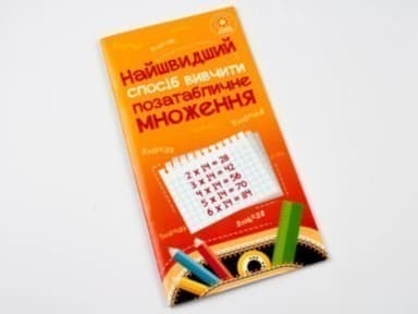 Найшвидший спосіб вивчити. Позатабличне множення Найшвидший спосіб вивчити. Позатабличне множення