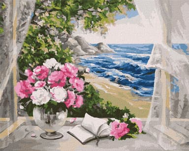 Картина за номерами - Біля моря 40*50см Картина за номерами - Біля моря 40*50см