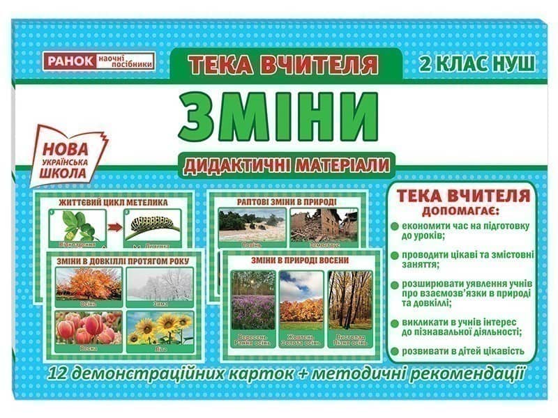 Тека вчителя.2 клас.Зміни Тека вчителя.2 клас.Зміни