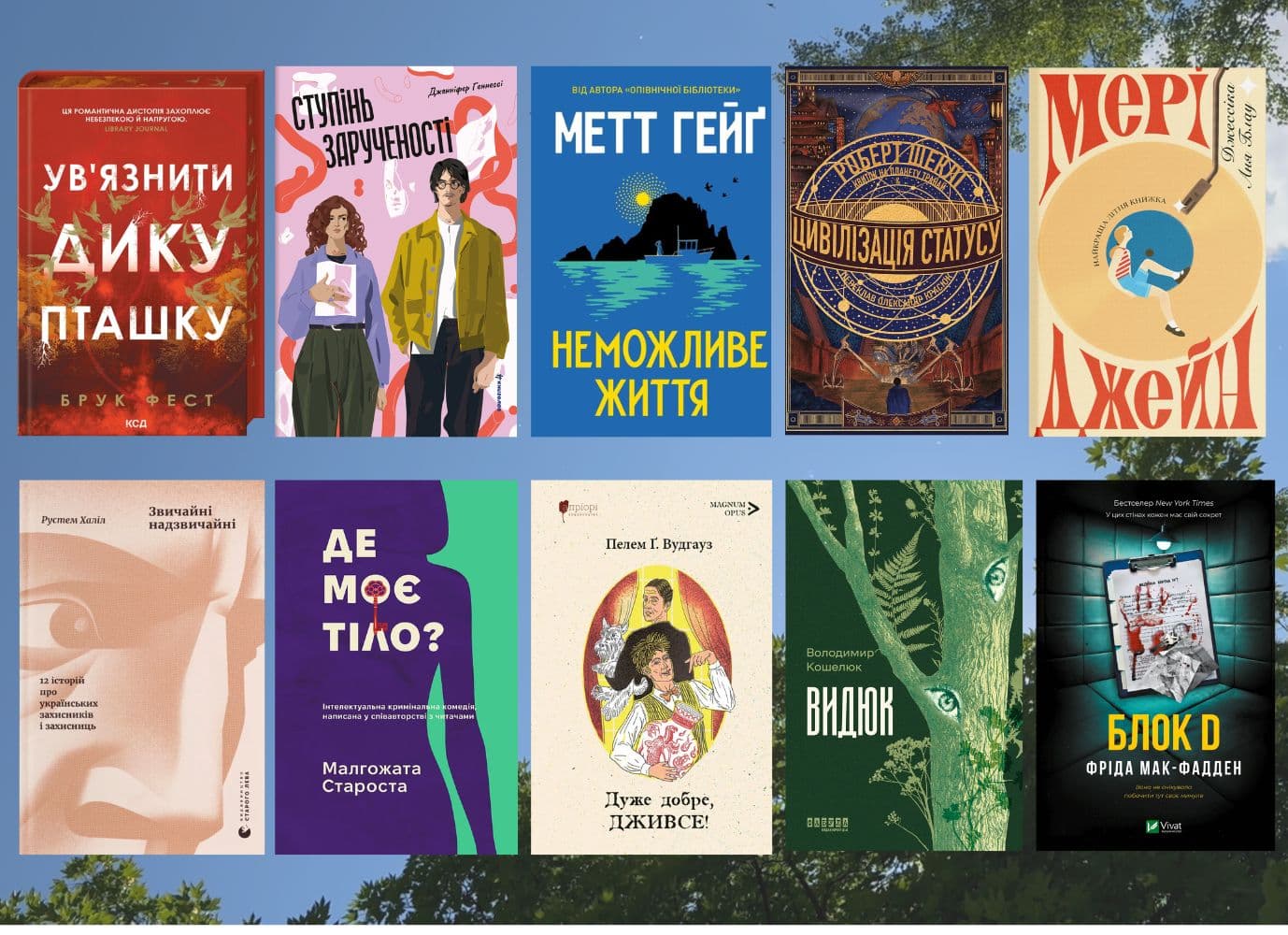 10 книжок, які можна прочитати за вихідні