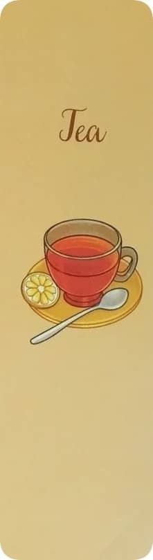 Закладка двухстороння для книги «Tea» Закладка двухстороння для книги «Tea»