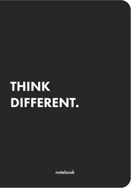 Блокнот "Think Different" чорний Блокнот "Think Different" чорний