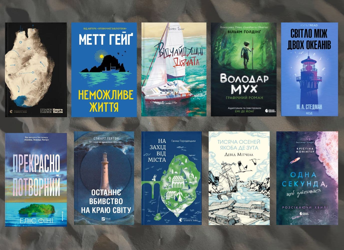 10 книг, події яких розгортаються на островах