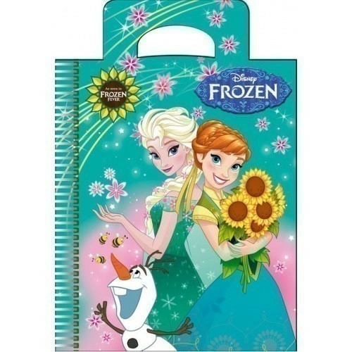 Блокнот для нотаток ф.А6, вирубка сумка, пружина, FROZEN 50 аркушів № 2
