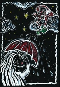 Тижневик 128 л. А5 "Angel on the moon"
