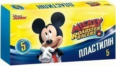 Пластилін Mickey Mouse 5 кольорів
