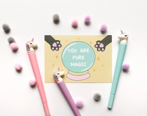 Листівка класична You are pure magic
