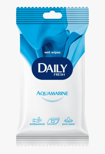 Daily Fresh Aquamarine Серветка волога універсальна 15 шт.