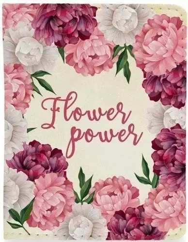 Обкладинка для ID картки та посвідчення водія «Квіти FlowerPower»