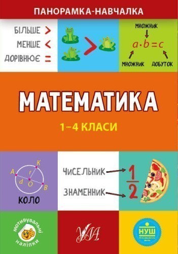 Панорамка-навчалка.Математика. 1-4 класи