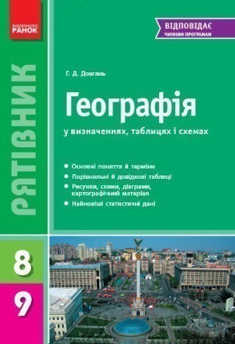 Географія. 8-9 клас. Серія Рятівник (2017)