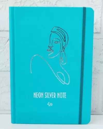 Блокнот TM Profiplan Office "Neon silver note" blue, А6