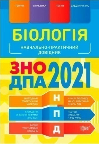 НПД Біологія ЗНО,ДПА 2021