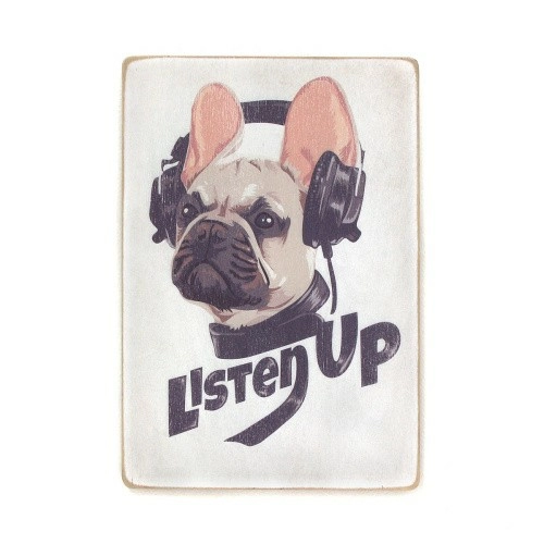 Постер 'Listen up'