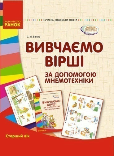 Вивчення віршів за допомогою мнемотехніки. старший вік. Папка