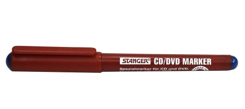 Маркер спец Stanger 710002 син 0,5мм CD/DWD