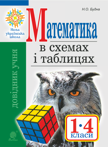 Математика в схемах і таблицях. Довідник учнів 1-4 класів. НУШ